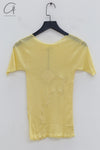 BASERANGE cotton T-shirt France BAS-TOGE-CG-SU24-ONE YELLOW TOGE-CG-000